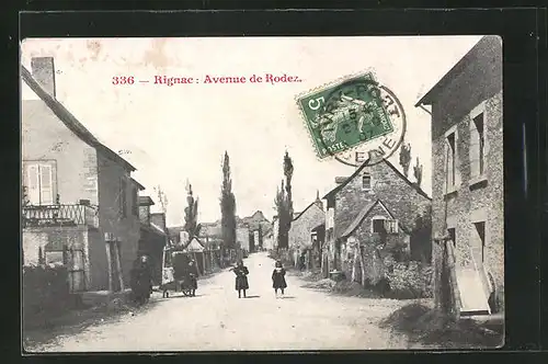AK Rignac, Avenue de Rodez