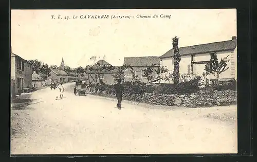 AK La Cavalerie, Chemin du Camp