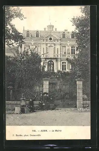 AK Aubin, La Mairie
