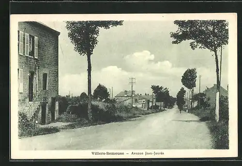 AK Villers-Semeuse, Avenue Jean-Jaures