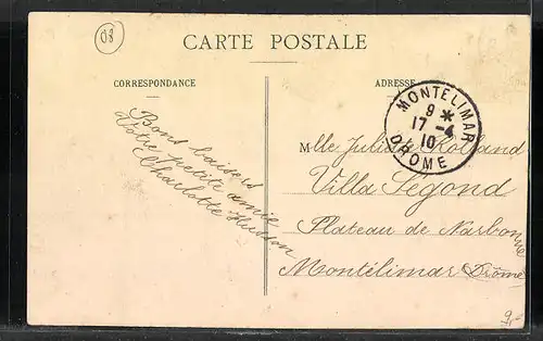 AK Givet, Tivoli-Plage, Crue de la Meuse 28.02.1910
