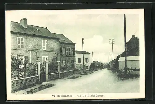AK Villers-Semeuse, Rue Jean-Baptiste-Clément