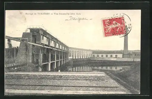 AK Tuilières, Barrage de Tuilières, Vue d`ensemble