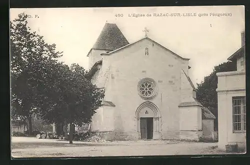 AK Razac-sur-Lisle, L`Eglise, Ansicht der Kirche