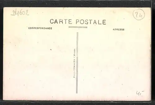 AK Echourgnac, La Trappe, Vue d`ensemble, Ortsansicht