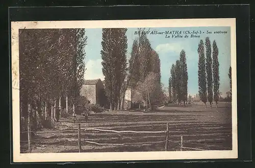 AK Beauvais-sur-Matha, La Vallée du Briou
