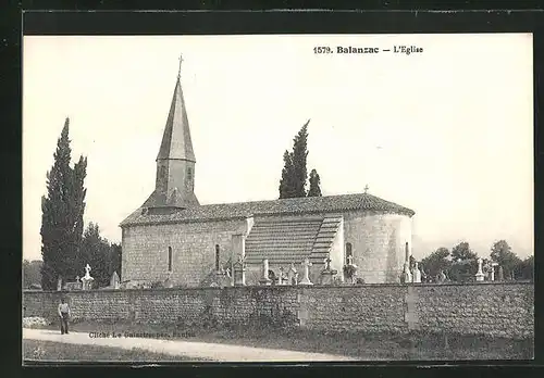AK Balanzac, L`Eglise, Kirche