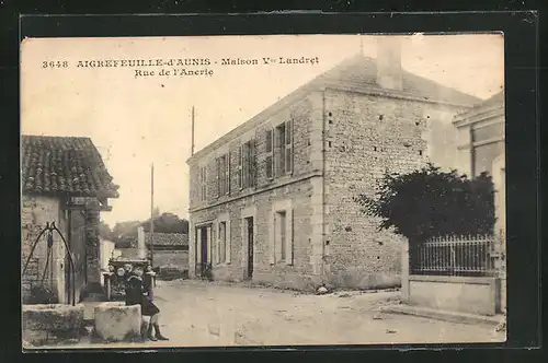 AK Aigrefeuille-d'Aunis, Rue de l'Anerie