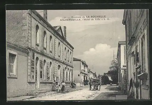 AK La Rochelle Aigrefeuille, Hôtel de Ville
