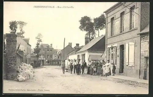 AK Fressenneville, Rue d'Abbeville