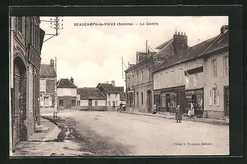 AK Beaucamps-le-Vieux, Le Centre