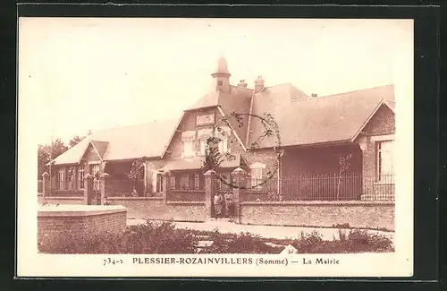 AK Plessier-Rozinvillers, La Mairie
