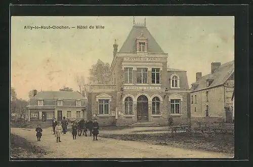 AK Ailly-le-Haut-Clocher, Hotel de Ville