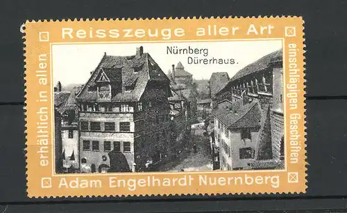 Reklamemarke Nürnberg, Ansicht des Dürerhauses