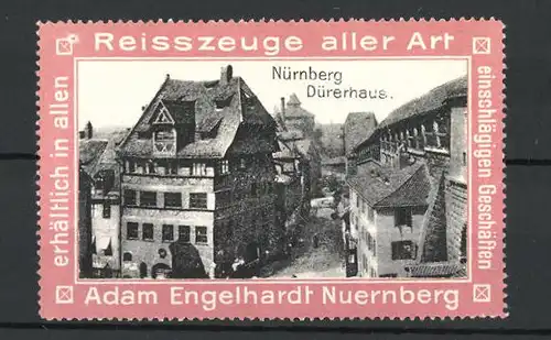 Reklamemarke Nürnberg, Ansicht des Dürerhauses