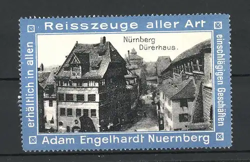 Reklamemarke Nürnberg, Ansicht des Dürerhauses