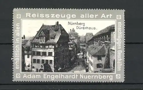 Reklamemarke Nürnberg, Blick auf das Dürerhaus