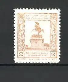 Reklamemarke Reiterstandbild von Kaiser Franz Joseph I.