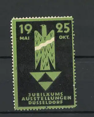 Reklamemarke Düsseldorf, Jubiläums-Ausstellungen 1925, Messelogo