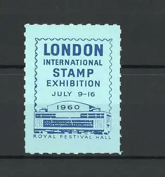 Reklamemarke London, International Stamp Exhibition 1960, Messelogo