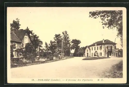 AK Pomarez, l'Avenue des Pyrénées