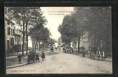 AK Mont-de-Marsan, Avenue Sadi-Carnot