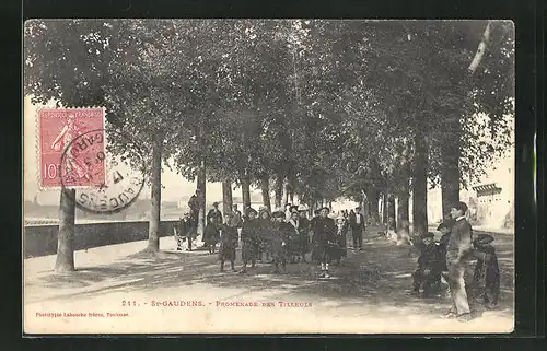 AK St-Gaudens, Promenade des Tilleuls