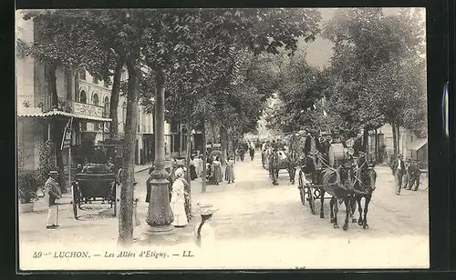 AK Luchon, Les Allées d`Étigny