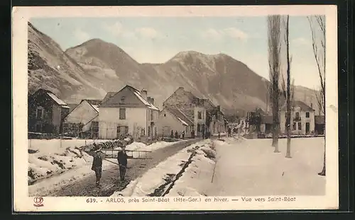 AK Arlos, Vue du Village en hiver