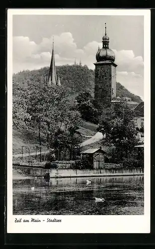 AK Zeil am Main, Partie am Stadtsee