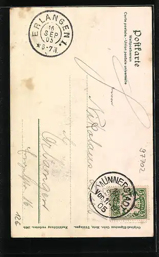 AK Münnerstadt, Blick zum Jörgenthor