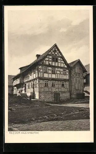 AK Meeder, Partie am Haus Nr. 86