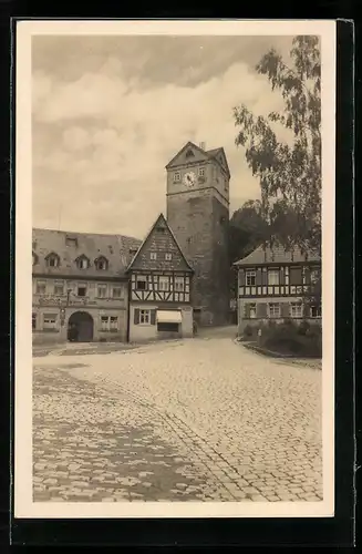 AK Kronach, Gasthof zum grünen Baum
