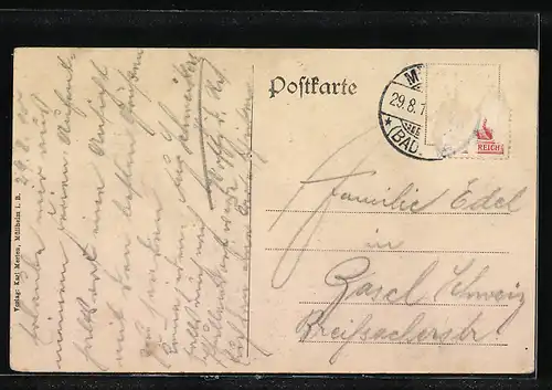 AK Müllheim i. B., An der Infanteriekaserne