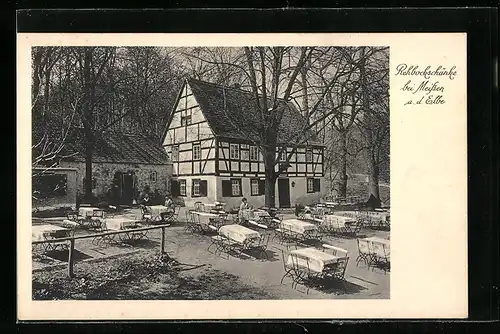 AK Meissen a. d. Elbe, Gasthaus Rehbockschänke