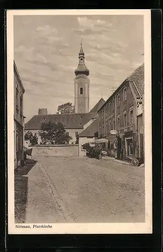 AK Nittenau, Restaurant an der Pfarrkirche