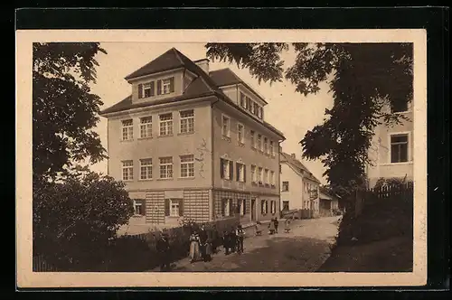 AK Tittling i. bayer. Wald, Blick zur Schule