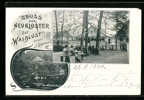 AK Neukloster, Restaurant zur Waldlust v. J. Dammann