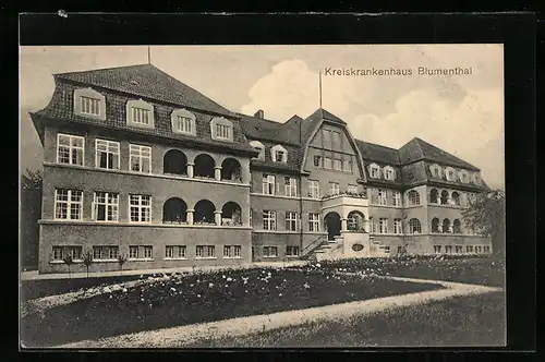 AK Blumenthal, Aussenansicht des Kreiskrankenhauses