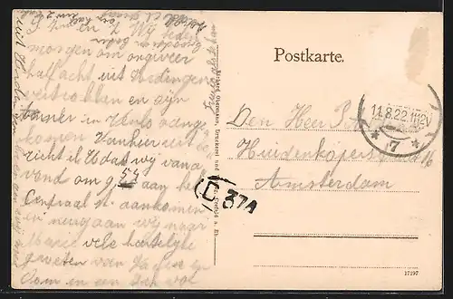 AK Uerdingen a. Rh., Bruchstrasse mit Passanten