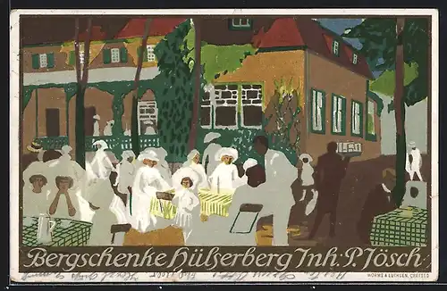 AK Krefeld, Bergschenke Hülserberg, Inh. P. Jösch