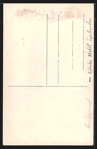 AK Opernsängerin Zdenka Fassbender im Kostüm, Autograph