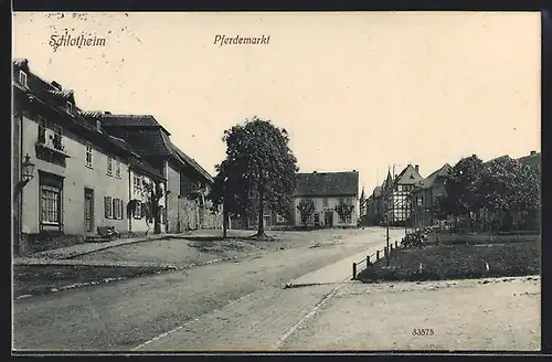 AK Schlotheim, Partie am Pferdemarkt
