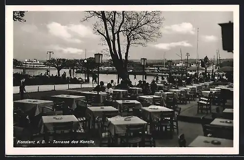 AK Konstanz, Terrasse des Konzils