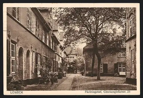 AK Lübeck, Füchtingshof in der Glockengiesserstrasse 25