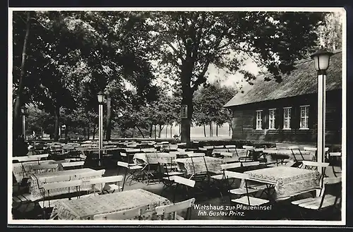 AK Berlin-Wannsee, Wirtshaus zur Pfaueninsel