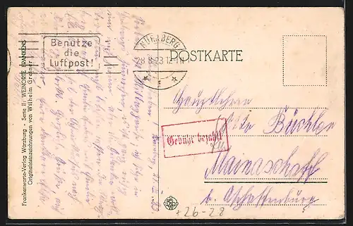 AK Kitzingen, Ortspartie am Wasser