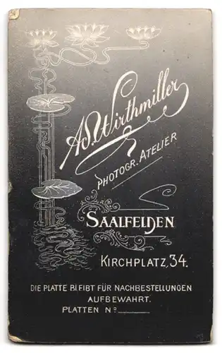 Fotografie A. Wirthmiller, Saalfelden, Kirchplatz 34, Junge Dame mit Kragenbrosche und Halskette