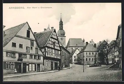 AK Arnsberg, Alter Markt und Glockenturm