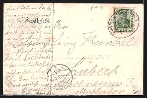 AK St. Andreasberg i. H., Zahme Hirschkuh Mieke, Hotel Schützenhaus